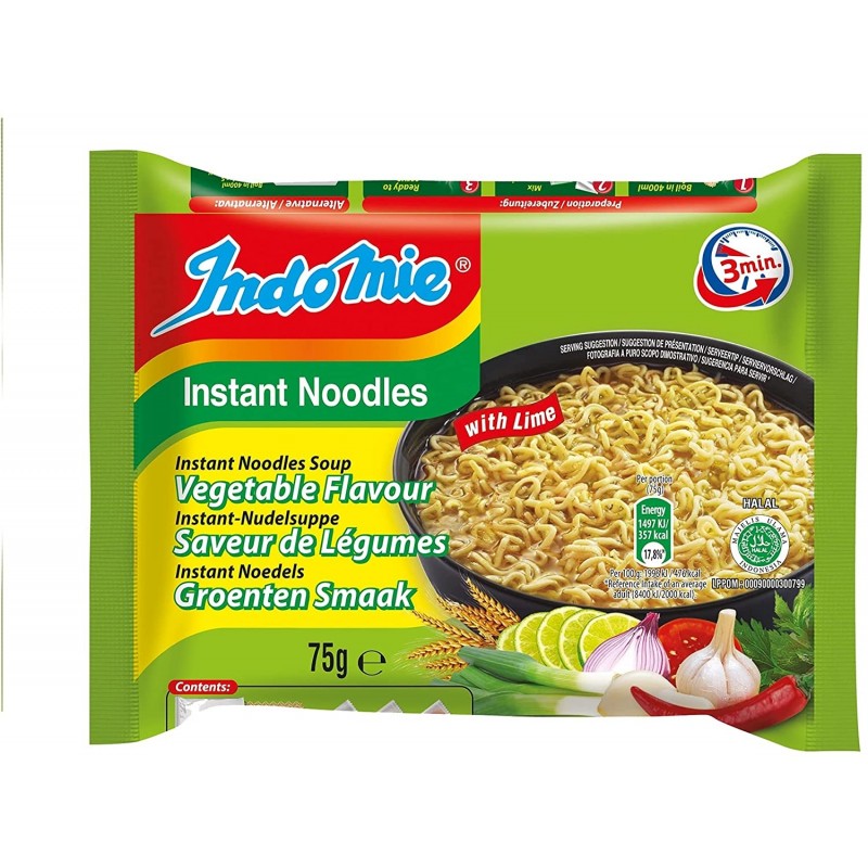 Noodles Vegetable Flavour 75g INDOMIE