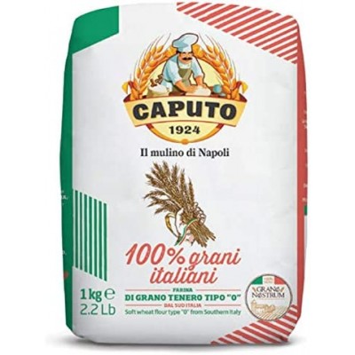 Farina Tipo "0" di Grano Tenero 100% Grani Italiani 1kg CAPUTO